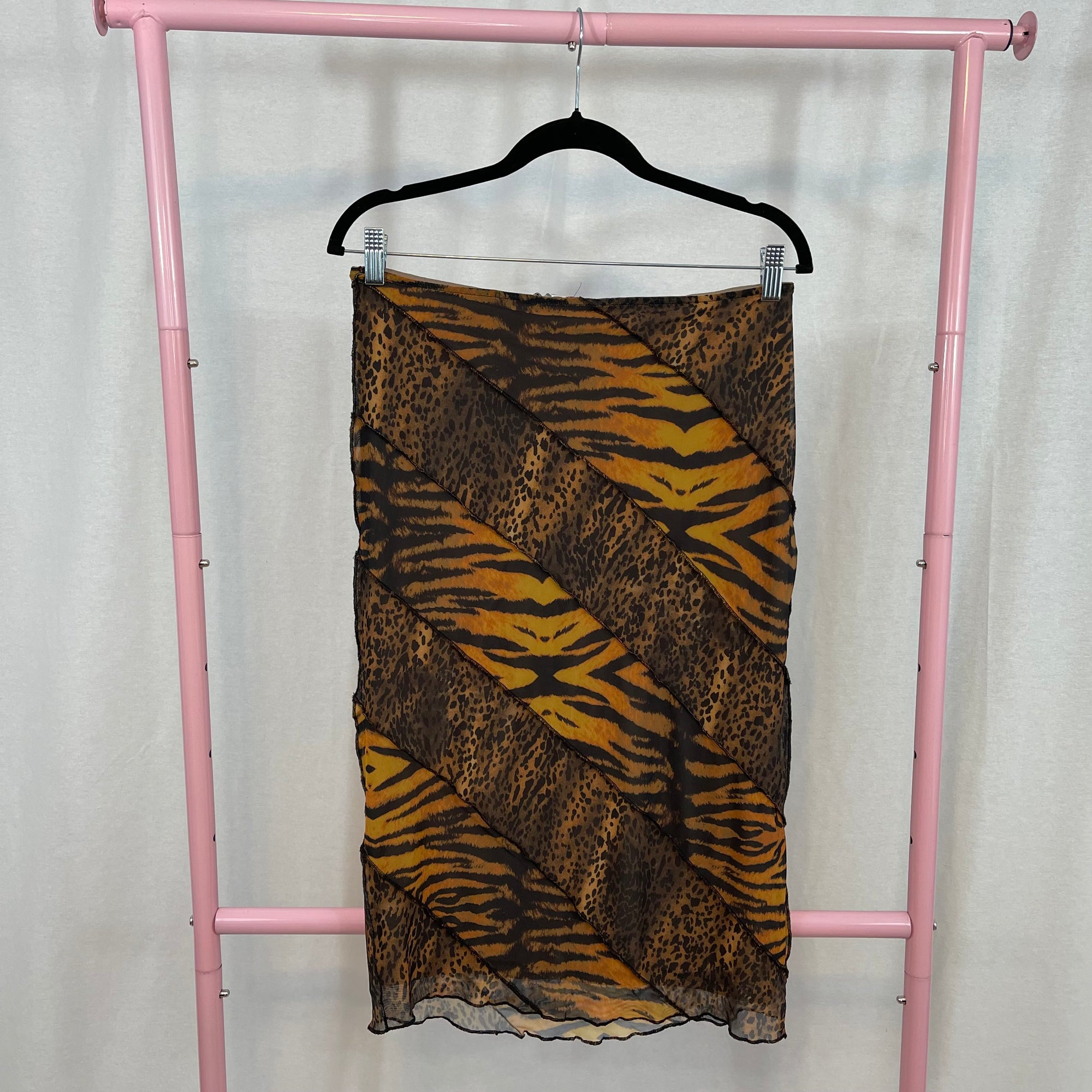Urban Outfitters Animal Print Midi Skirt size Medium
