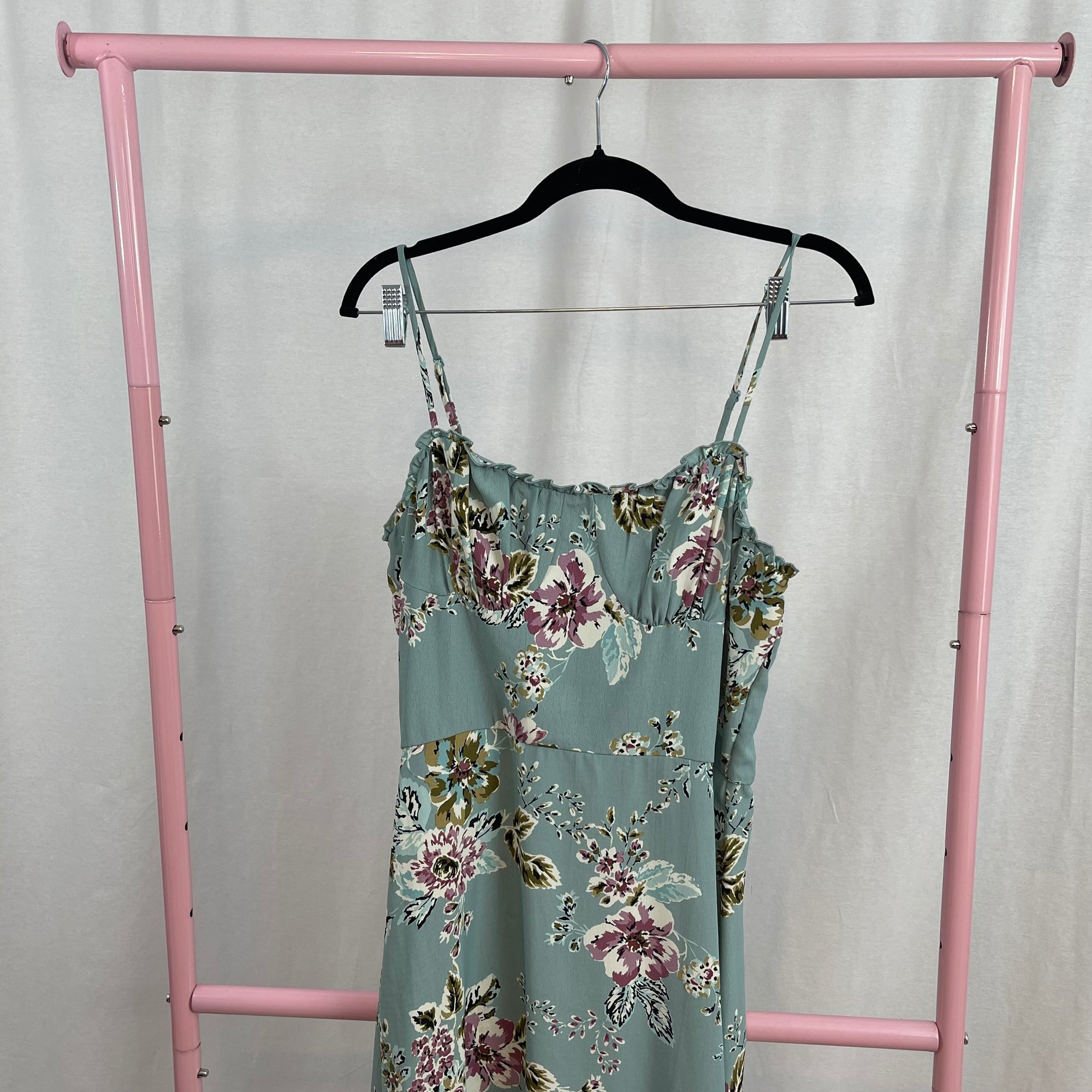 Speechless Blue Floral Print Maxi Dress size XXL