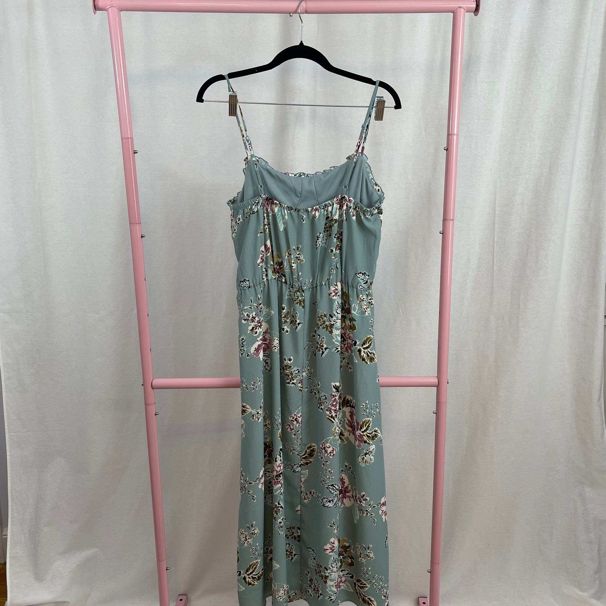 Speechless Blue Floral Print Maxi Dress size XXL