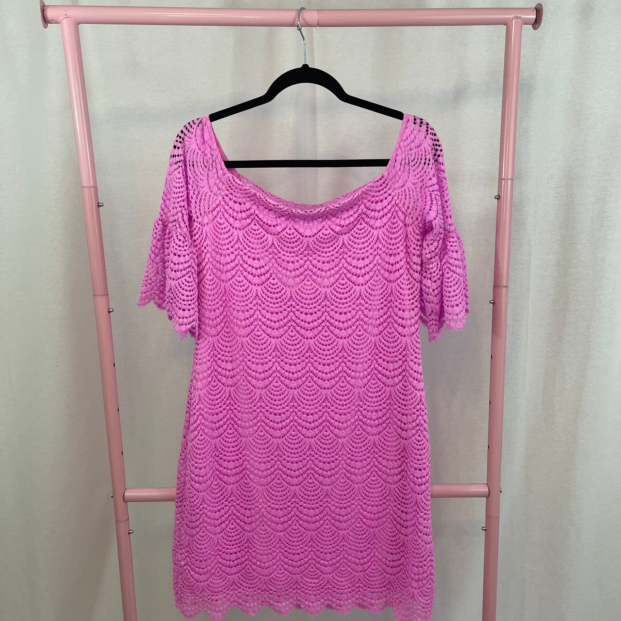 Lilly Pulitzer Lexa Scalloped Lace Dress size Medium