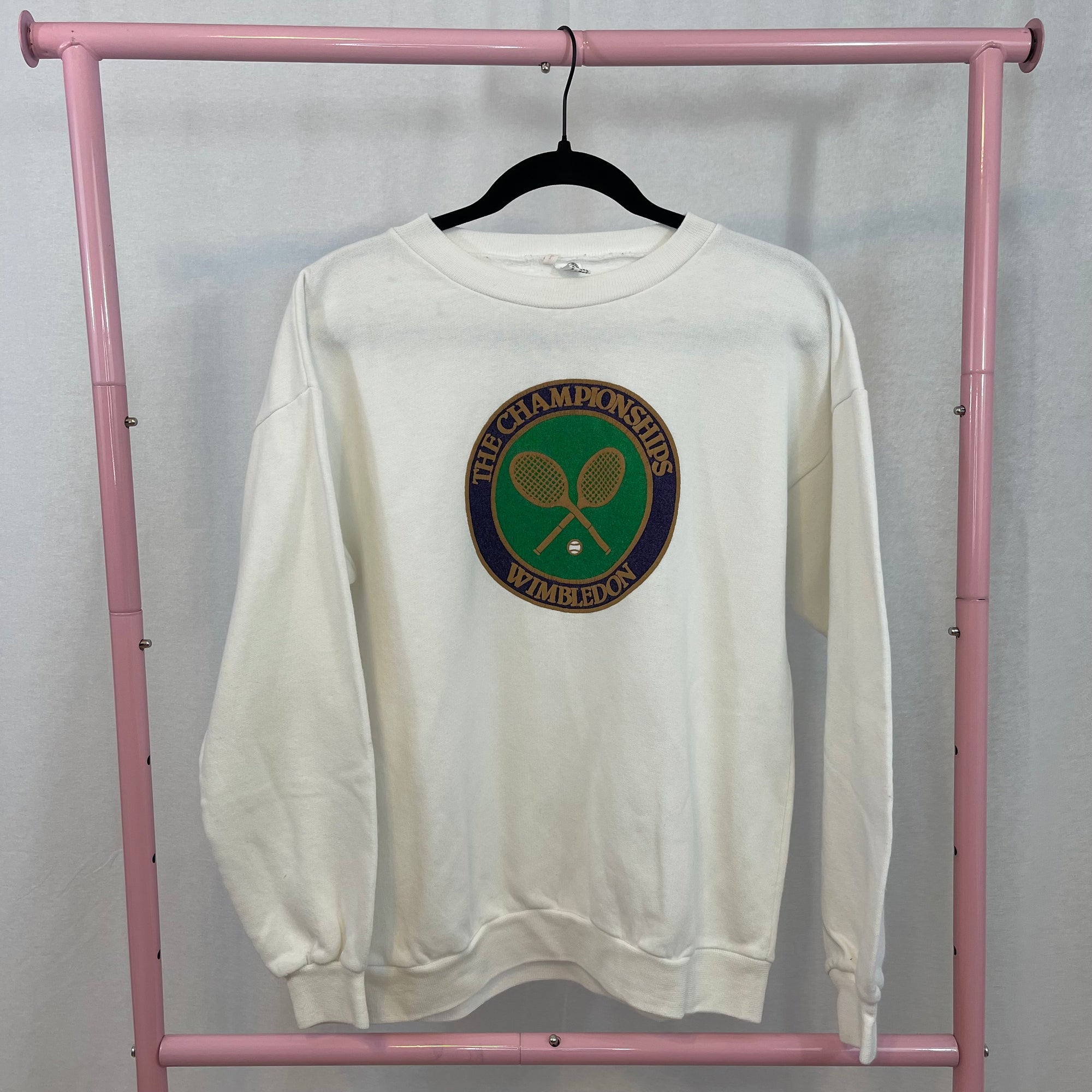 Vintage The Championship Wimbledon White Crewneck size Large