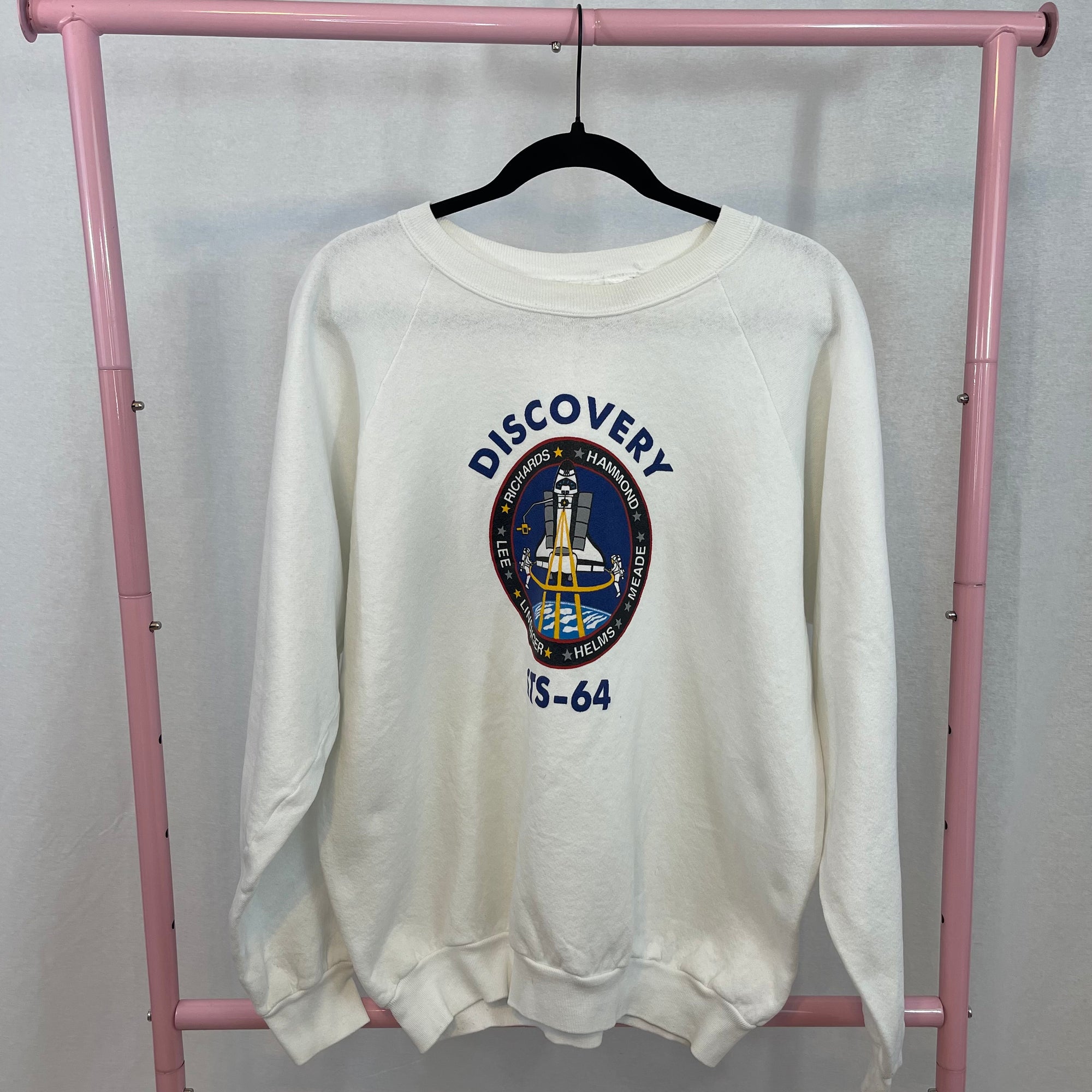 Vintage Fruit of the Loom Space Shuttle Discovery Crewneck size XL