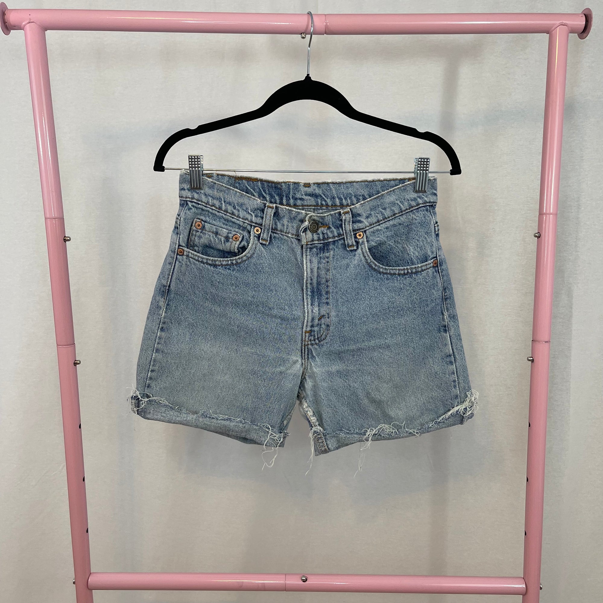 Vintage Levi's Distressed Denim Shorts size 30x30