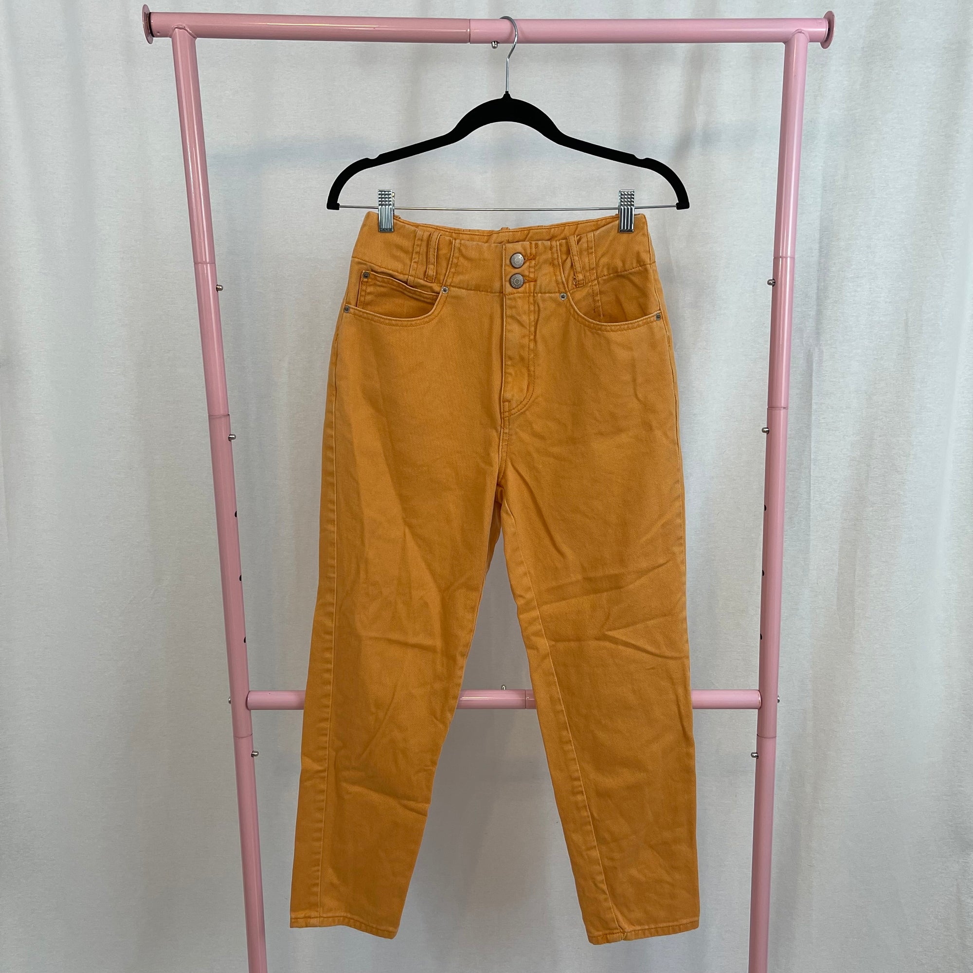 Urban Outfitters BDG Orange High Rise Straight Leg Pants size 26