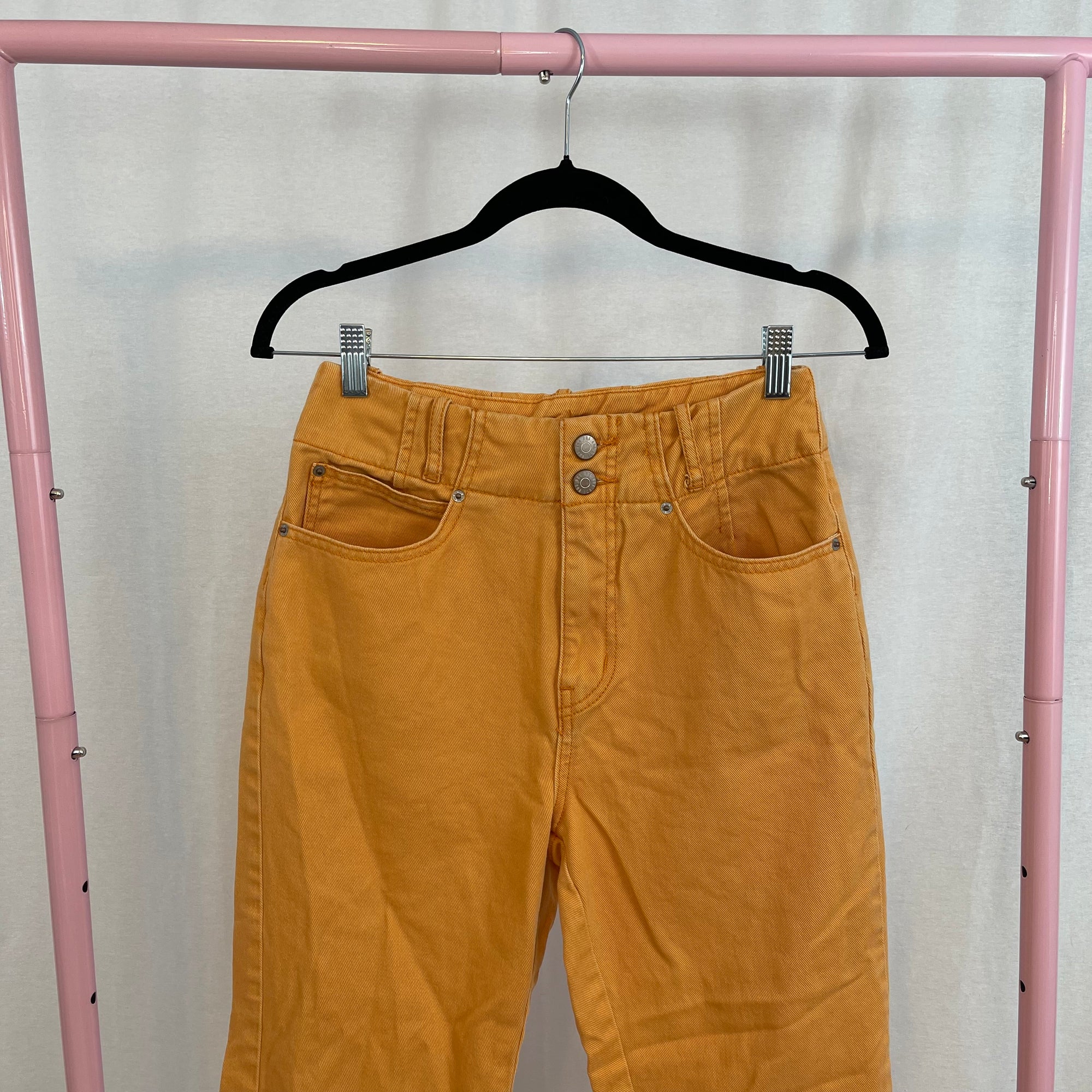 Urban Outfitters BDG Orange High Rise Straight Leg Pants size 26