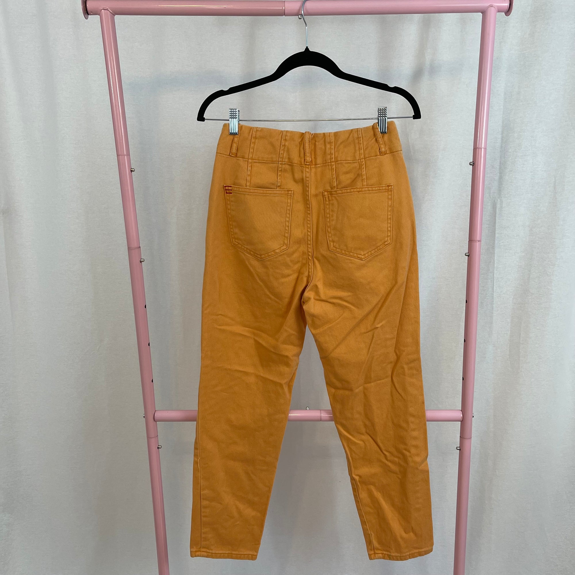 Urban Outfitters BDG Orange High Rise Straight Leg Pants size 26