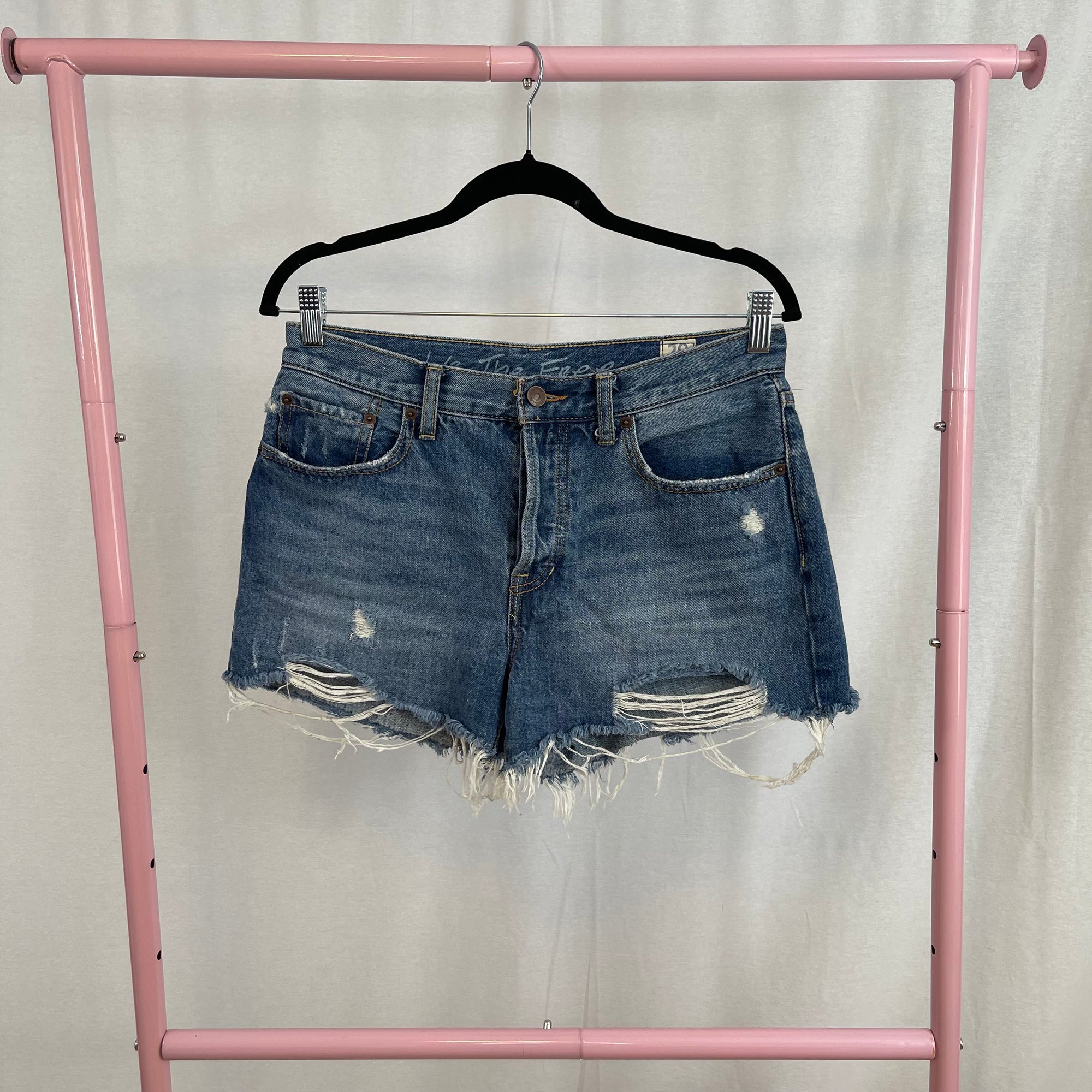 We The Free Denim Distressed Shorts size 29