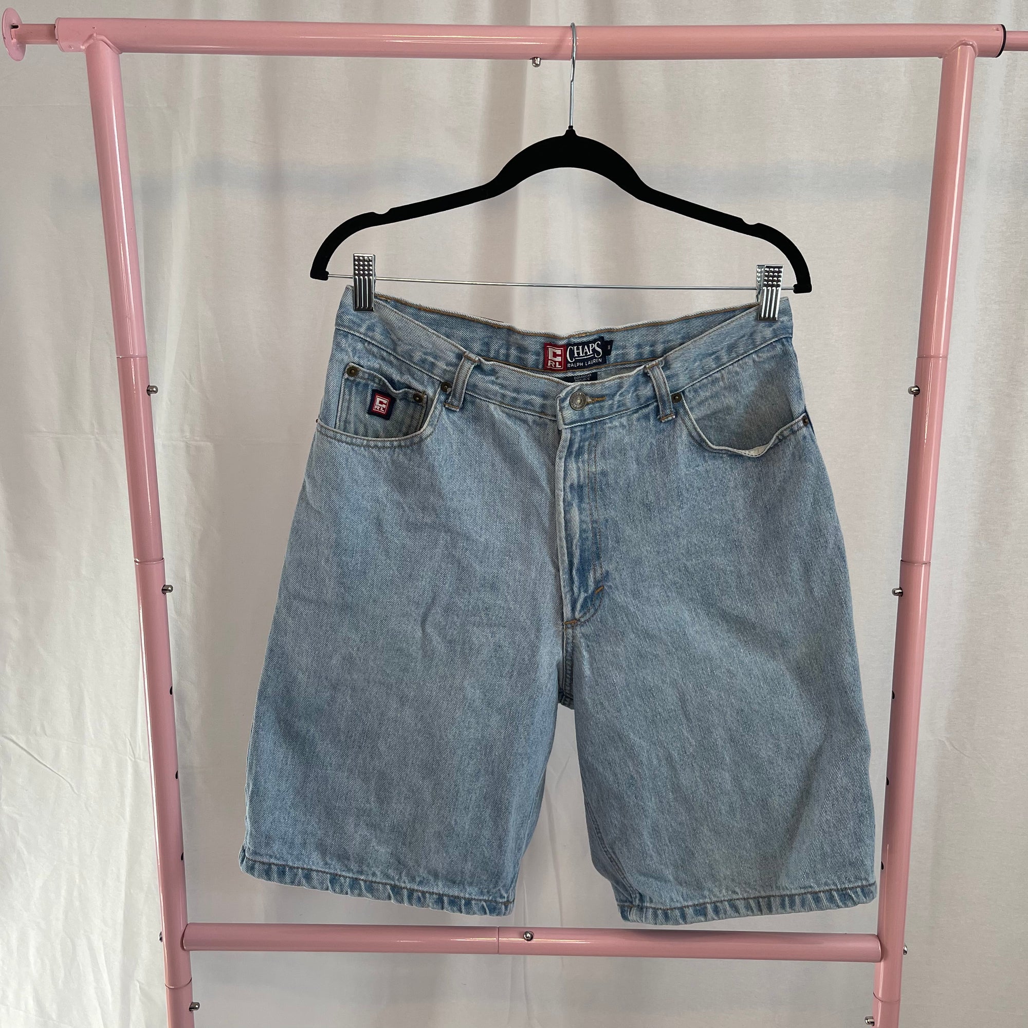 Vintage Chaps Ralph Lauren Denim Shorts size 34