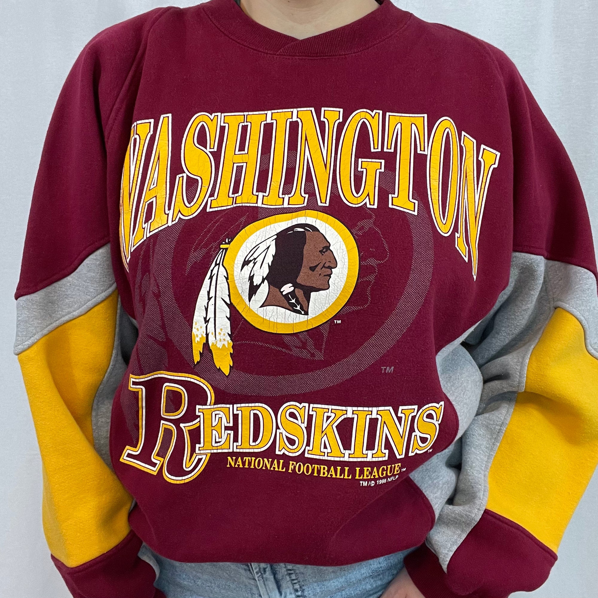 RARE Vintage 1996 Washington Redskins Crewneck Sweatshirt size Medium